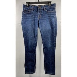 J Brand Women's Denim Jeans Ink Dark Wash Skinny Ankle Size 28